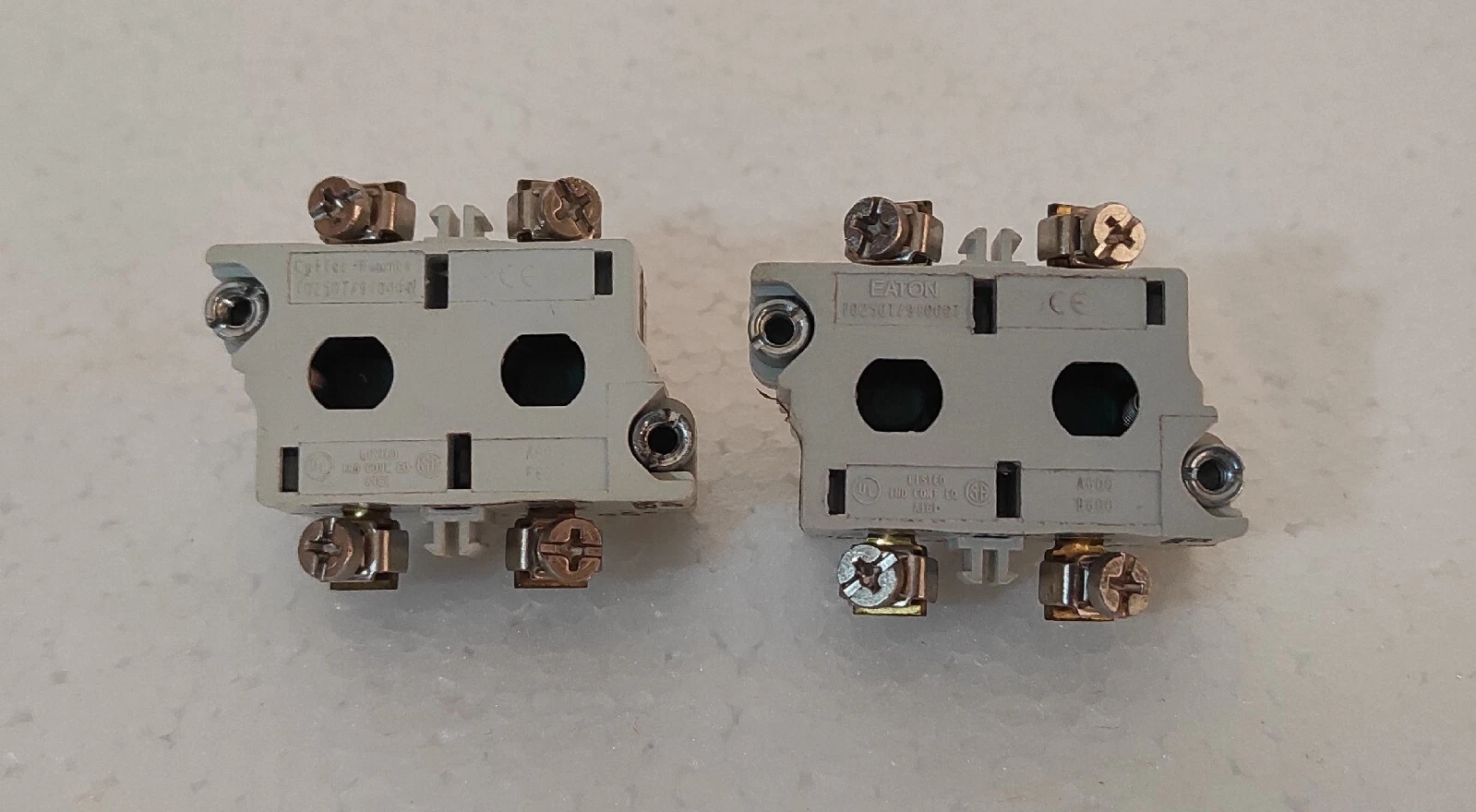 Cutler-Hammer 10250T2 Contact Block Industrial Control System Lot of 02 Pcs